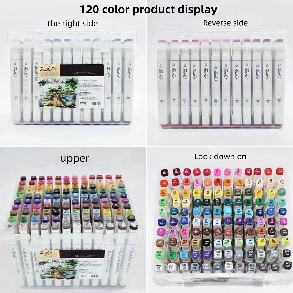 6th Gen Marker Pen Set - Student Anime Painting Watercolor Notebook Double End