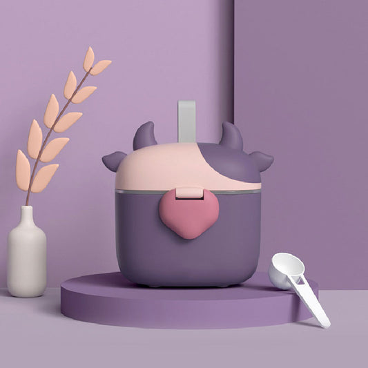 Baby Food Box Sealed Storage Portable Formula Dispenser