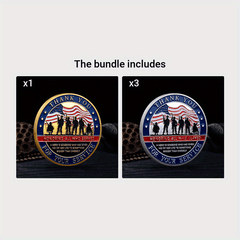Honor US Veterans Collectible Challenge Coin Gift