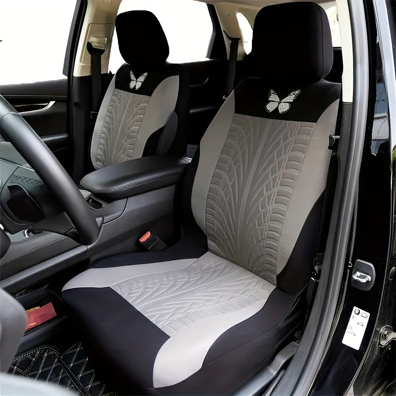 Ultra Soft Fabric 9-Piece Car Seat Cover Set