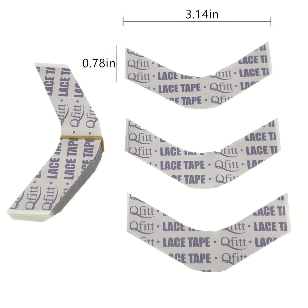 100PCS Wig Double Sided Adhesive Hair Tape for Lace Wig - Waterproof Sweat