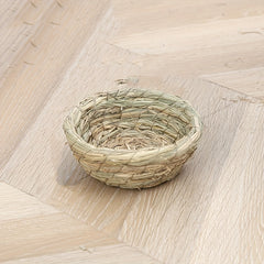 Artificial Bird Woven Nest Ornament for Home Garden Wedding Easter Props