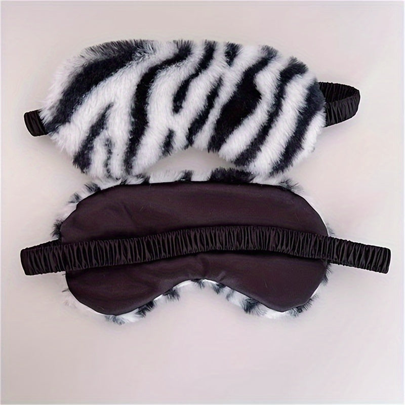 Colorful Leopard Printed Eye Mask for Travel Rest Nap Yoga