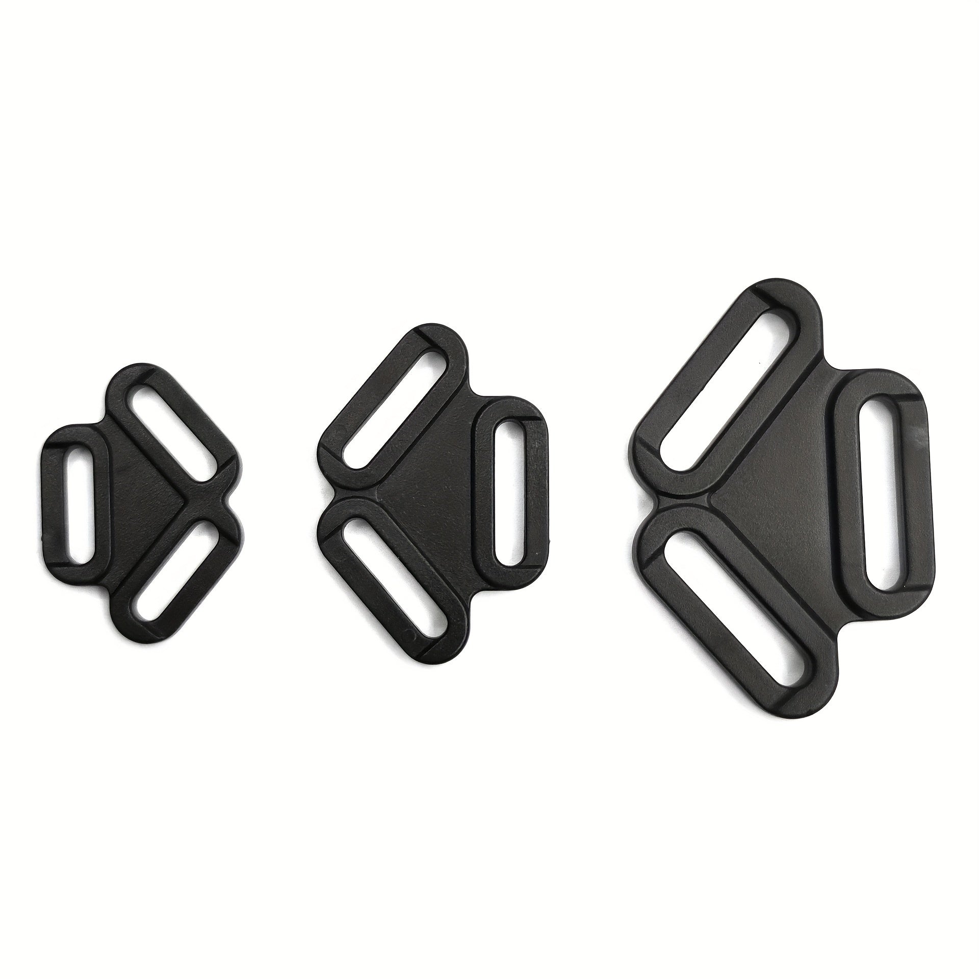 5pc Plastic Triangle Buckle Chest Strap Adjustment Buckle