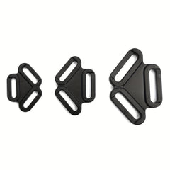 5pc Plastic Triangle Buckle Chest Strap Adjustment Buckle