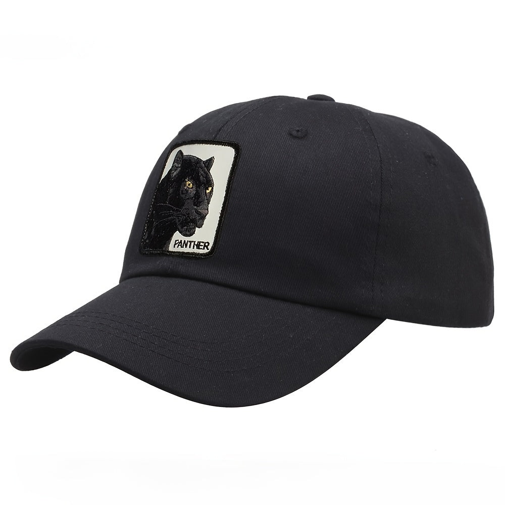 Hip Hop Leopard Embroidered Duck Cap Baseball Cap