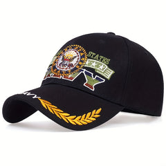 Classic Letter NAVY Embroidered Cotton Baseball Cap Men Women Sunscreen Truc