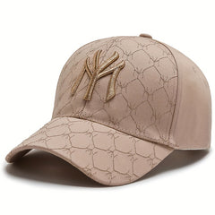 Hip Hop Baseball Cap Embroidered Cotton Dad Hat Casual Adjustable Sun Hat