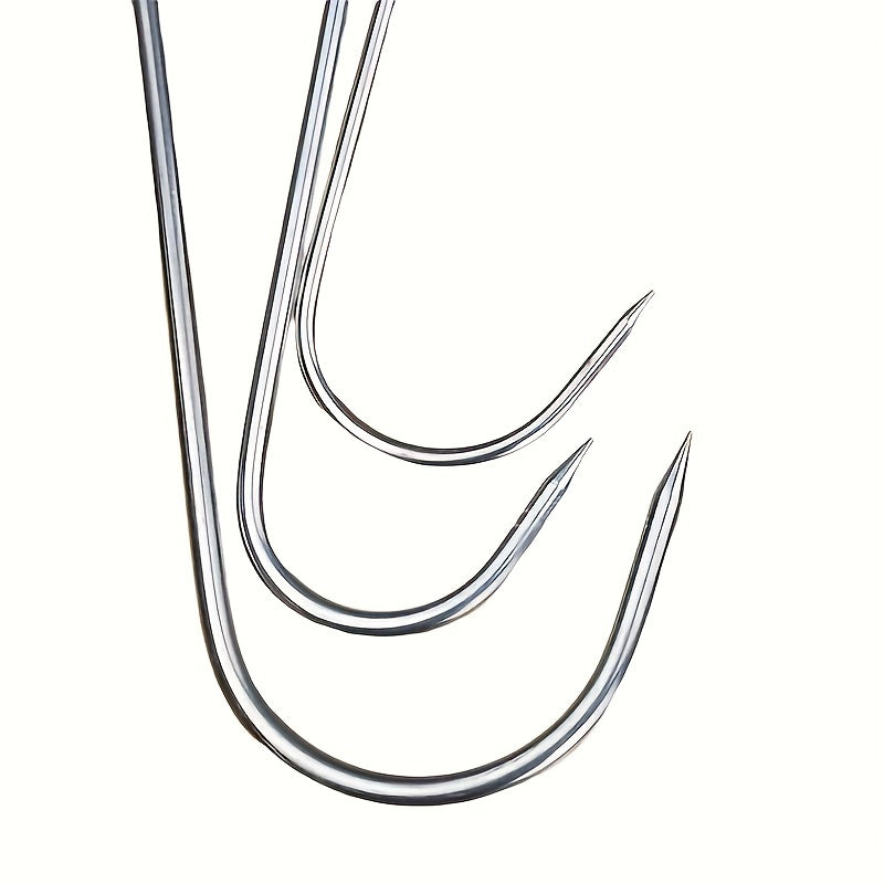 4pcs Stainless Steel S Hooks Hanging Meat Salami Ham Duck Hooks