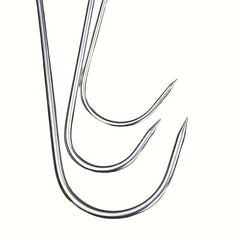 4pcs Stainless Steel S Hooks Hanging Meat Salami Ham Duck Hooks