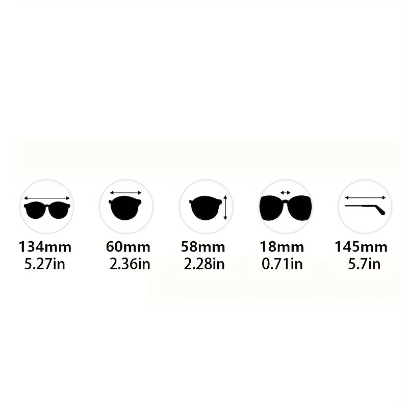 Ombre Lens Sunglasses Semi Rimless Round Frame Thin Metal Temple