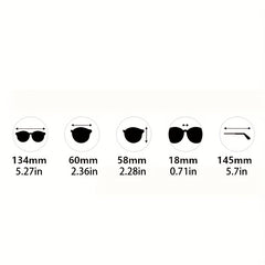 Ombre Lens Sunglasses Semi Rimless Round Frame Thin Metal Temple
