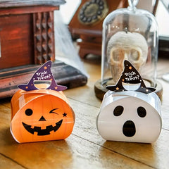 10pcs Halloween Candy Gift Boxes Trick Or Treat Holiday Gift Bags