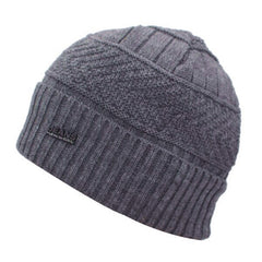 JEANS Lettering Men's Knitted Hat Warm Winter Hat