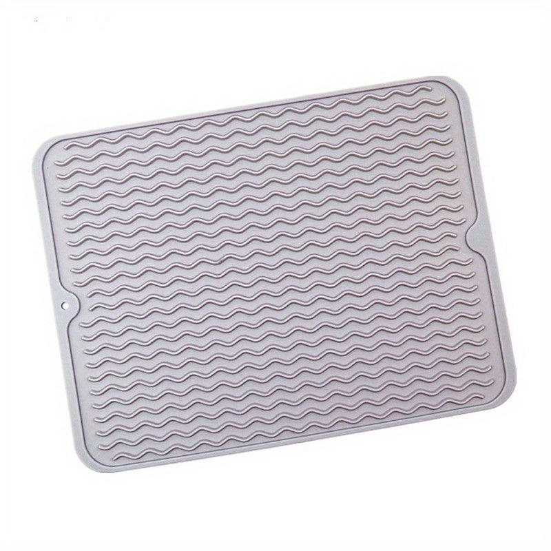 Silicone Dish Drying Mat Anti-slip Coaster Heat-resistant Square Placemat