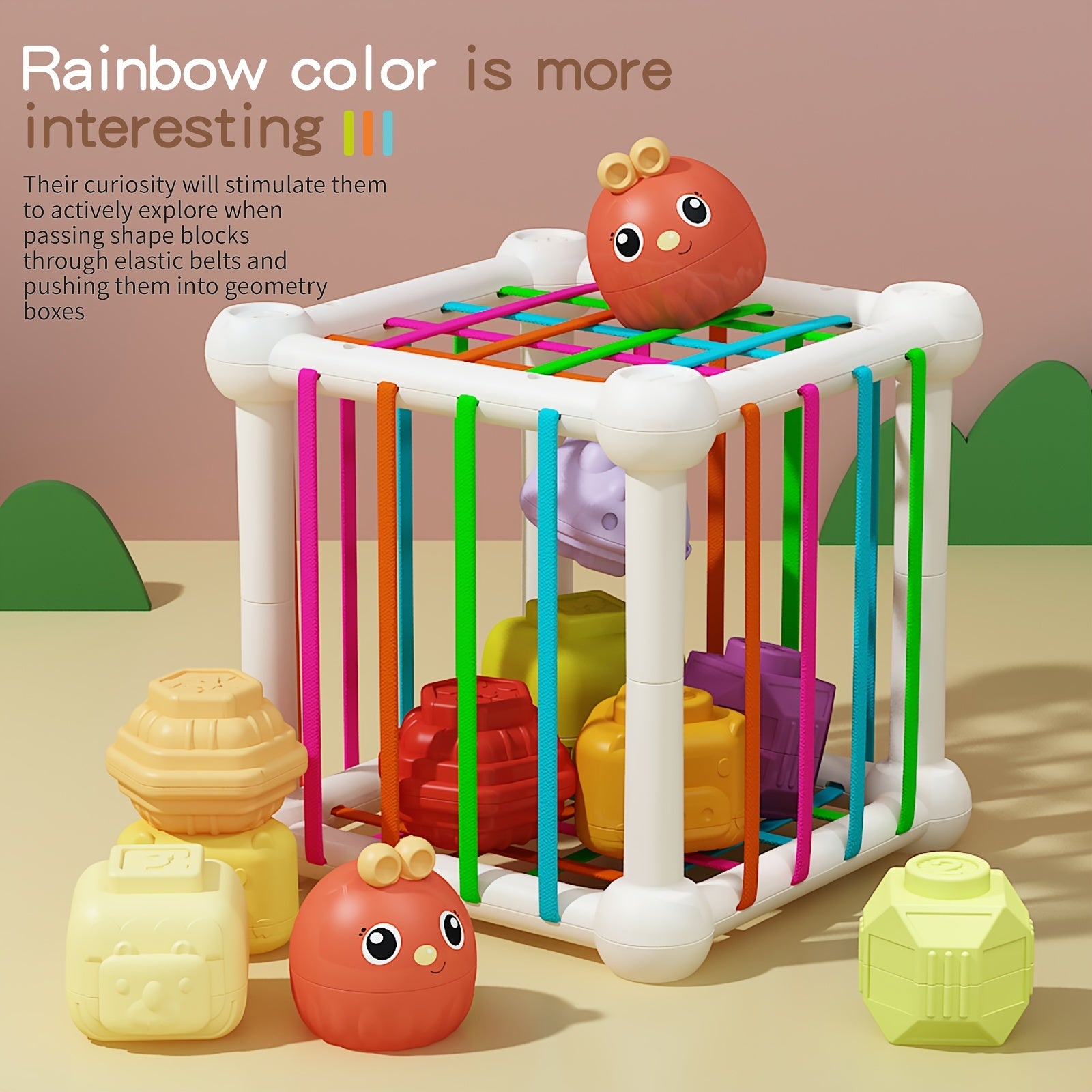 Fruit Puzzle Baby Sessel for Fine Motor Skills