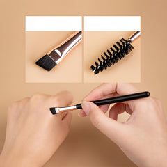 2pcs Eyelash Comb Spoolie Brush Set Lash Extension Brushes Mascara Applicator