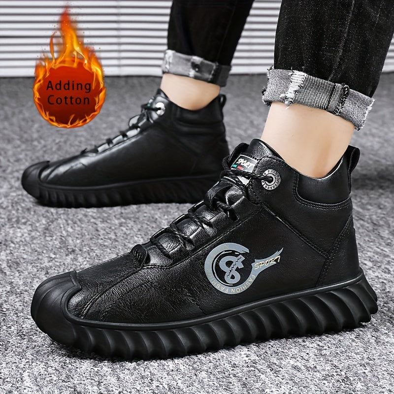 Men's Lace up Sneakers Boots Comfortable and Breathable