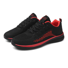 Men's Breathable Mesh Running Shoes Lace Up Lightweight