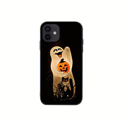 Scary Pumpkin Cat iPhone Case for Halloween