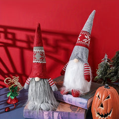 Xmas Faceless Old Man Plush Doll - Christmas Gift & Decoration