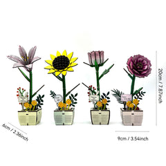 DIY 3D Wooden Puzzle Eternal Romance Flower Series Handcrafted Model