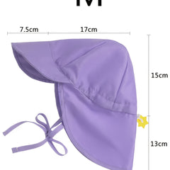 Baby Bucket Hat Adjustable Fisherman Hat Wide Brim Sunscreen Cap