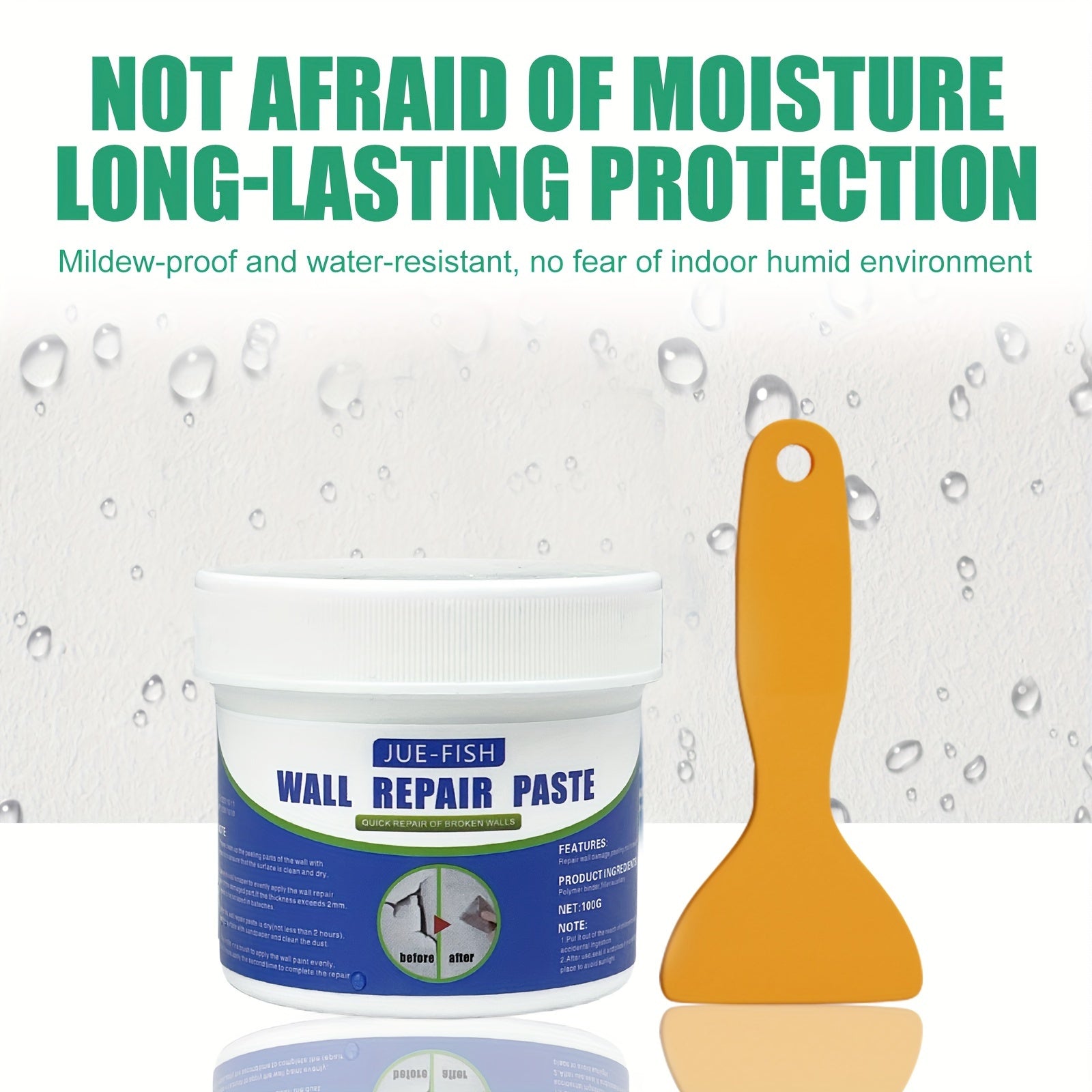 Wall Repair Paste 100g Waterproof Putty for Nail Holes Cracks