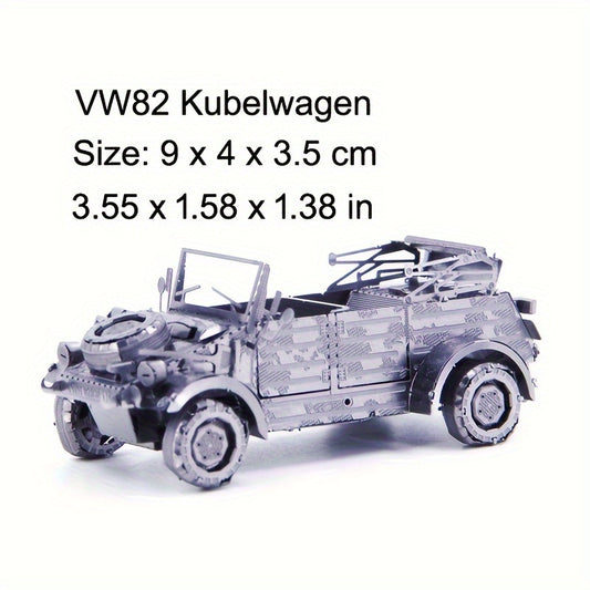3D Metal Puzzle Model DIY Educational Off-road Vehicle Bucket Car