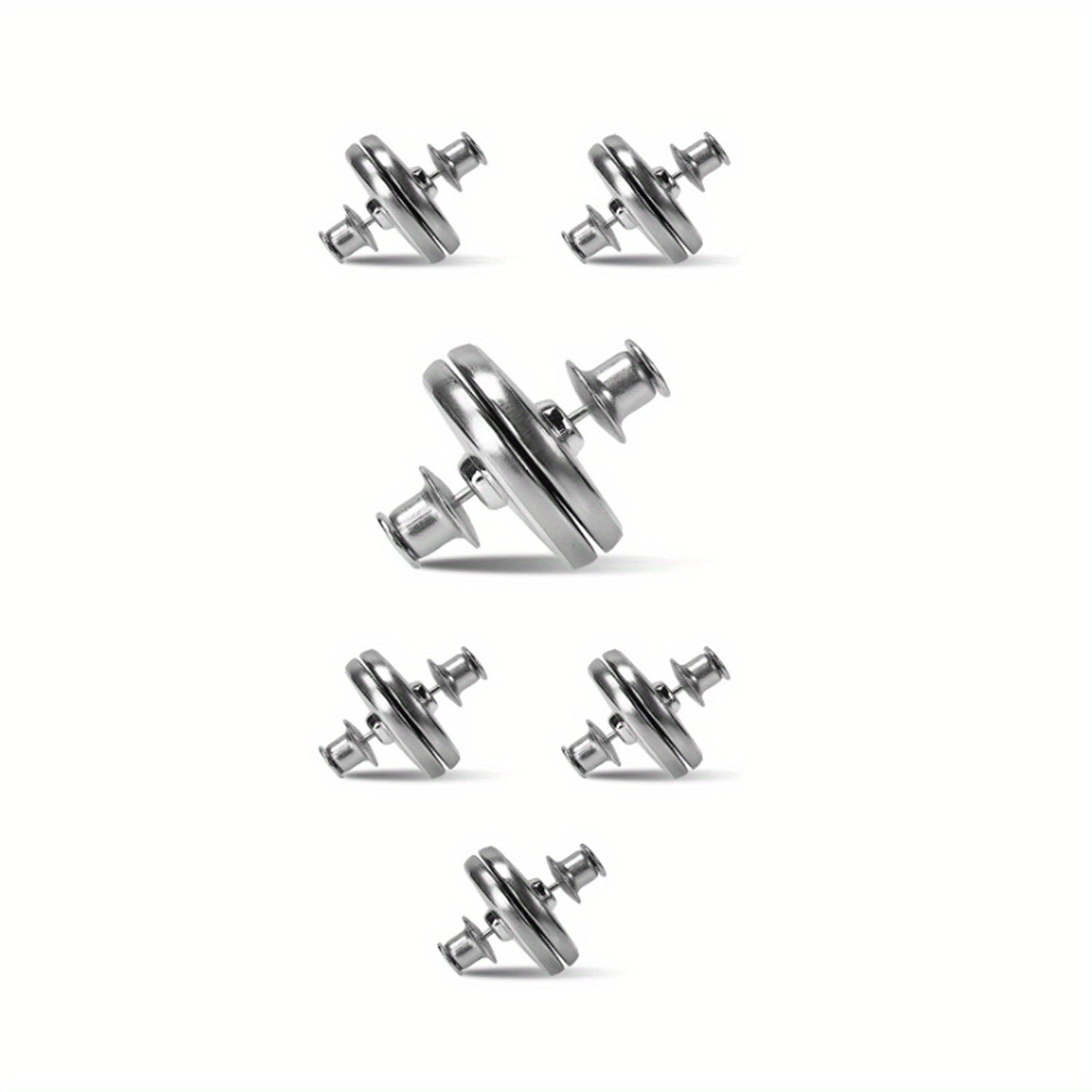 6 Pair Magnetic Button Curtain Weights Holdbacks for Home Drapery