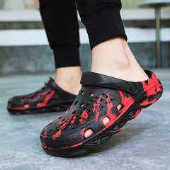 Graffiti Comfortable Clogs Garden Shoes Casual Non slip Sandals Lightweight Slid