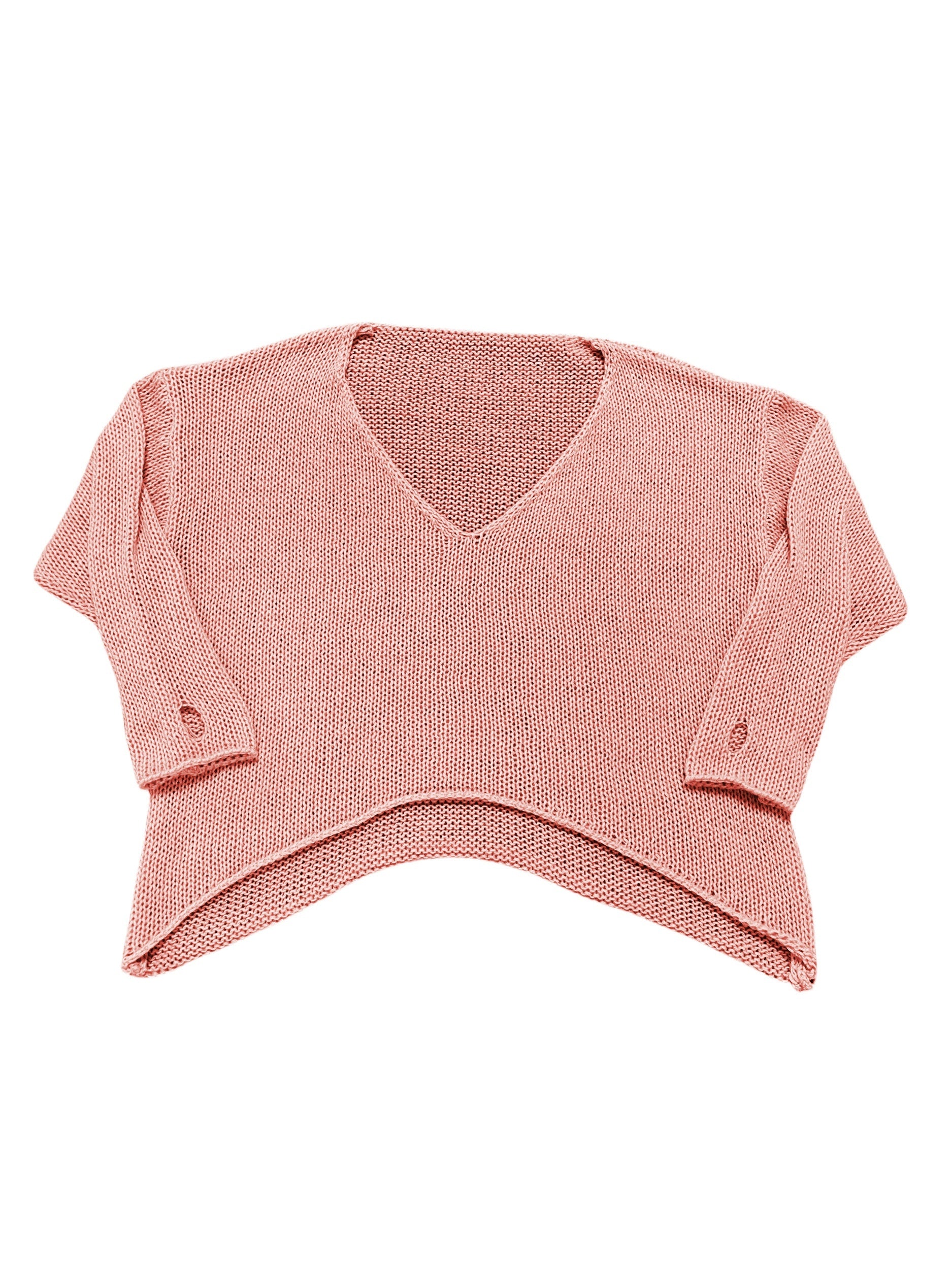 Casual Sweater Women's Solid V Neck Jumper
