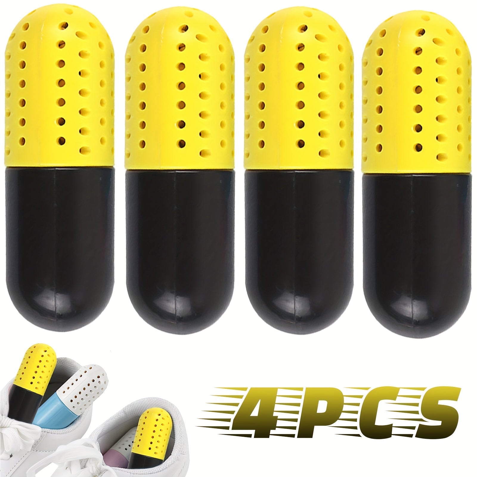 4pcs Deodorant Balls for Sneaker Locker Gym Bag