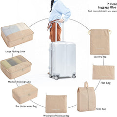 7pcs Travel Storage Bag Set Luggage Organizer Accessories Lightweight