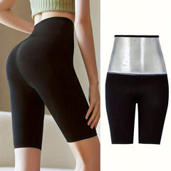 High Waist Sauna Sweat Sports Short Slim Fit Body Shape Women's Activewear