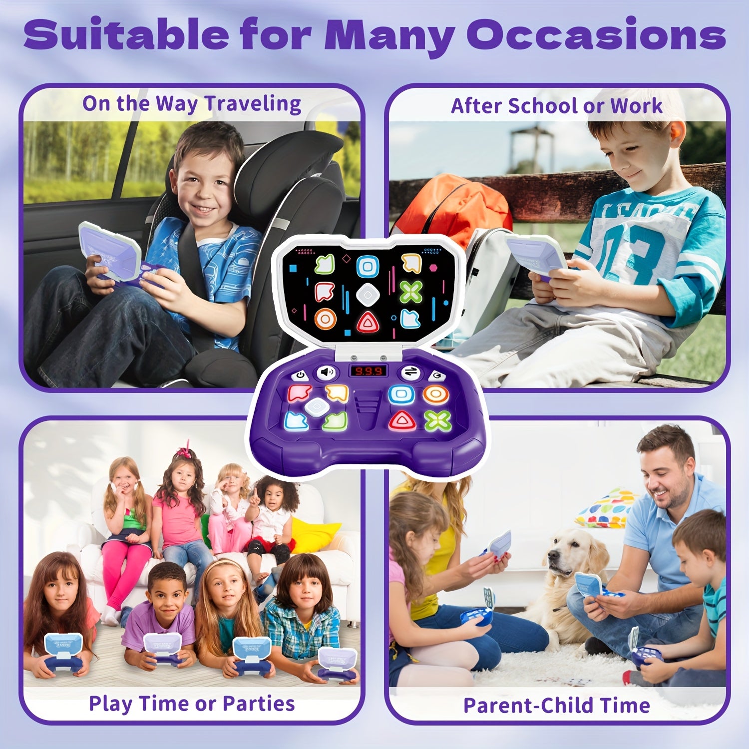 Fast Push Puzzle Games Electronic Bounce Fidget Toys Ages 3-12