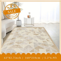 Large Modern Geometric Area Rugs Soft Washable Carpet for Living Rooms Bedrooms