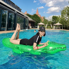 Giant Crocodile Inflatable Pool Float