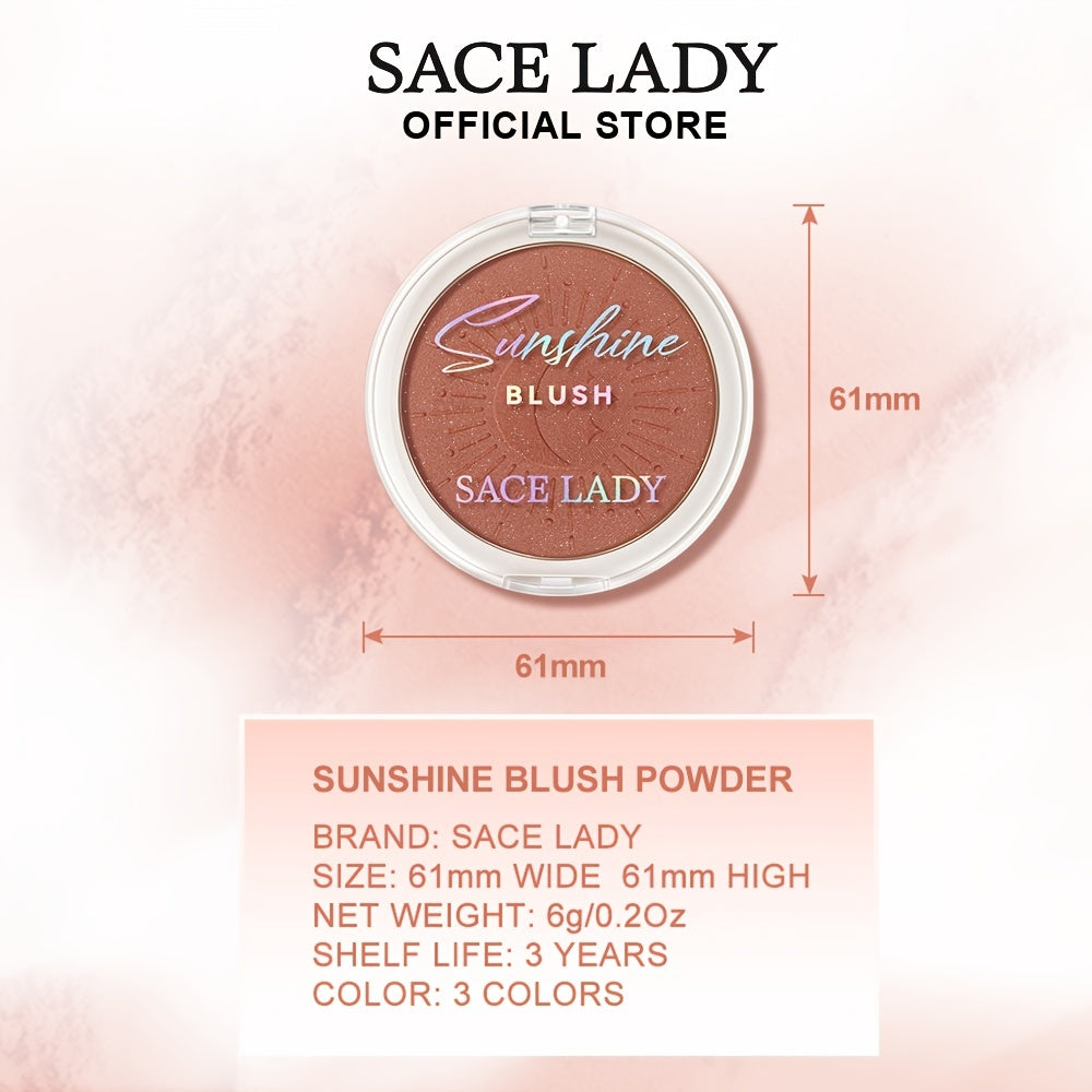 Shimmer Cheek Blush Makeup Natural Long Lasting Pigmented Powder Blush Glow Kit