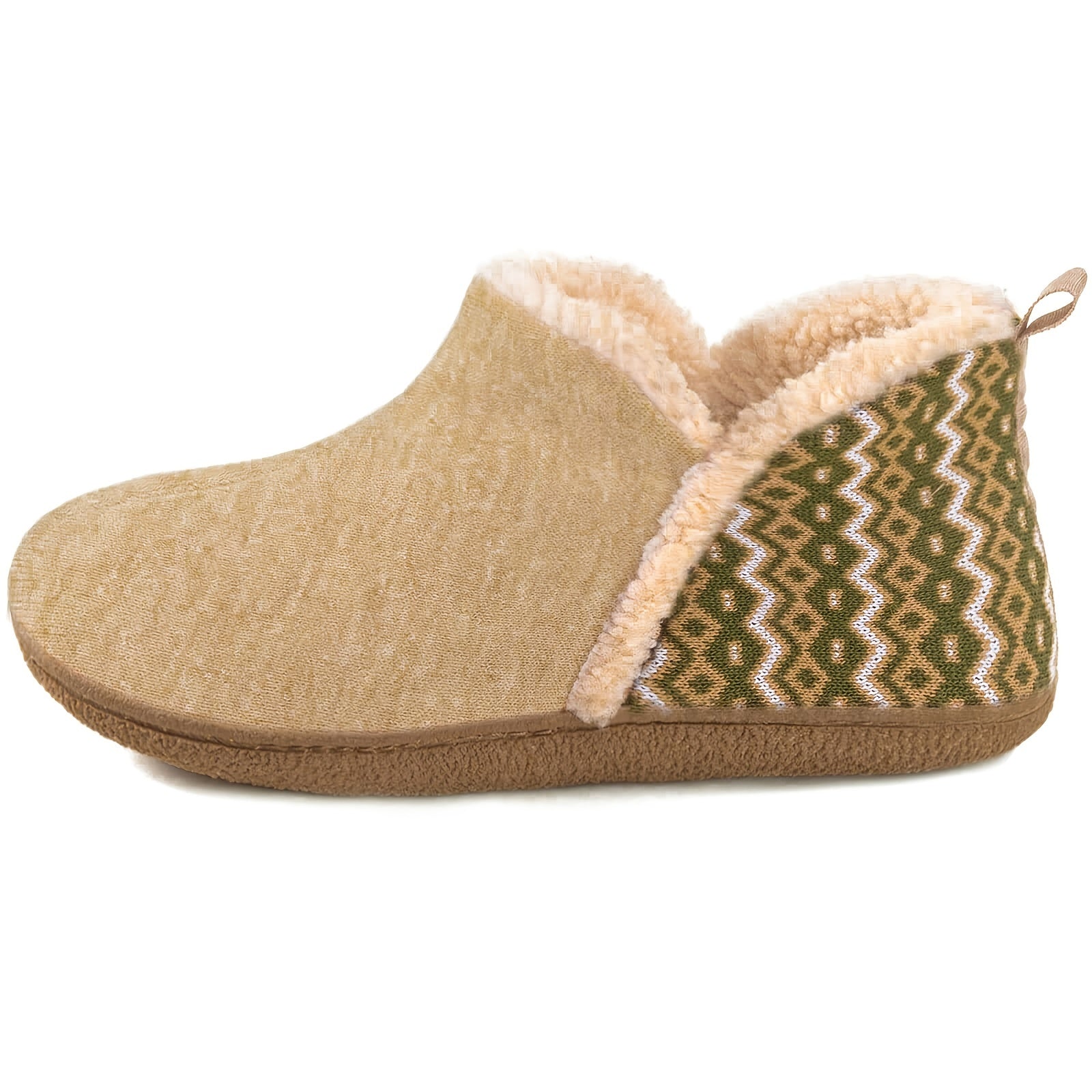 Women's Cozy Fuzzy Slip on Slippers Memory Foam Warm Shoes