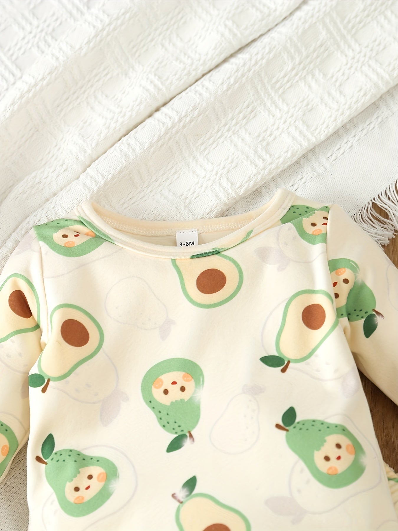 Baby Boys Girls Cartoon Graphic Pajama Set