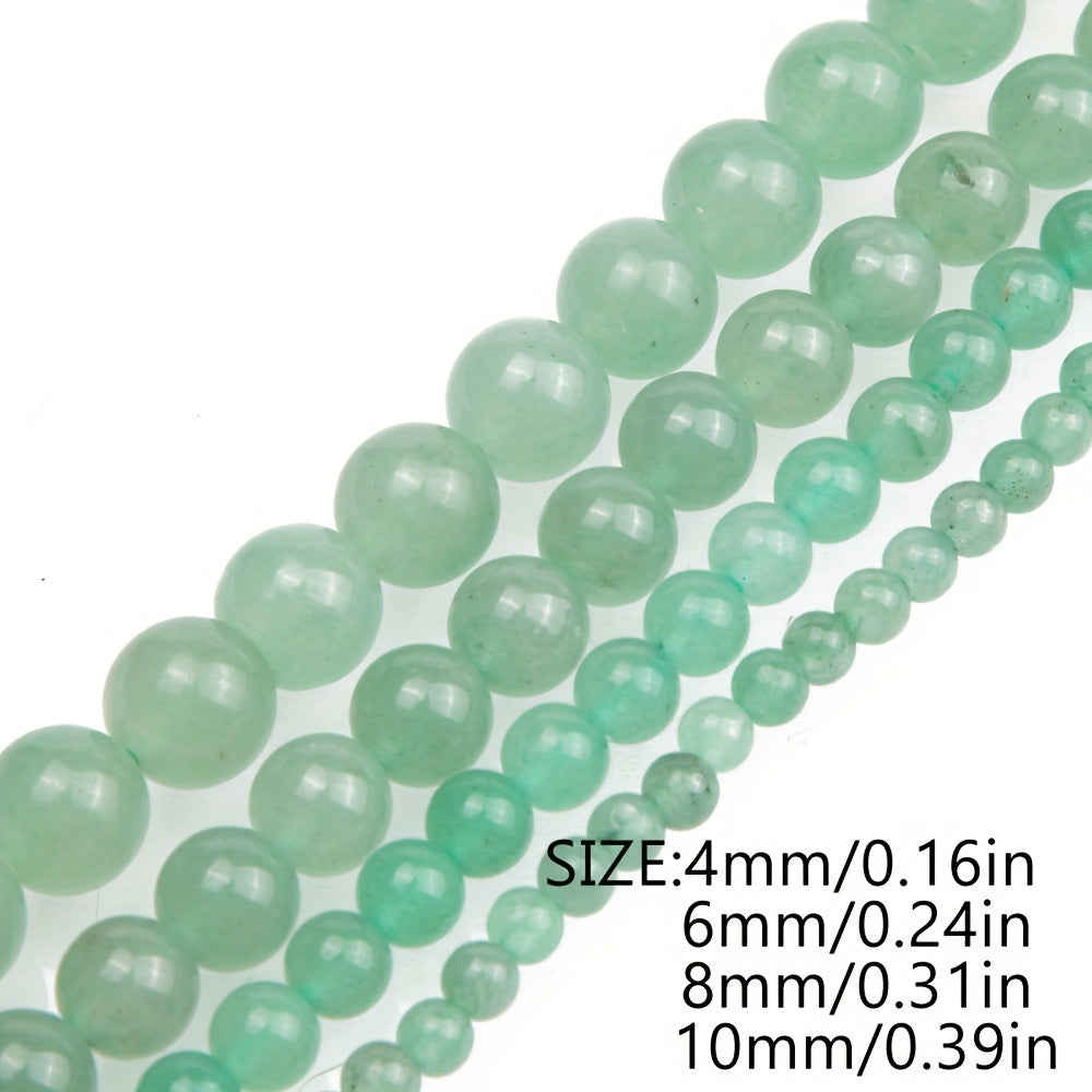 Green Aventurine Loose Beads 4-10mm for Jewelry Making