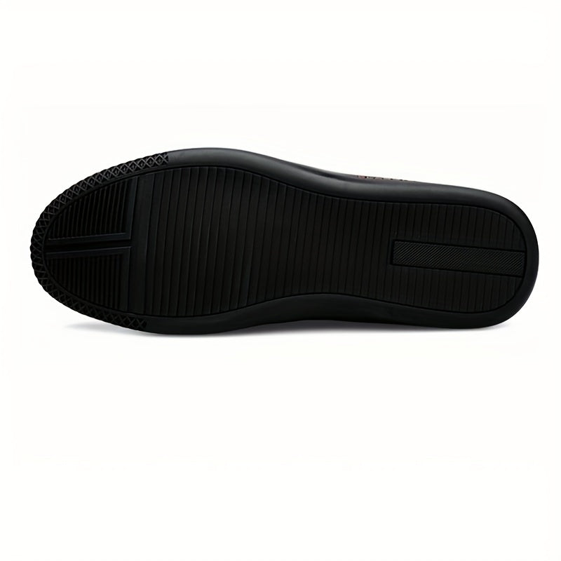 Men's Breathable Slip On Loafers Outdoor Walking Shoes