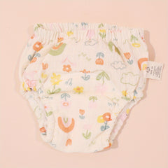Waterproof Fabric Floral Diaper Pockets Training Pants