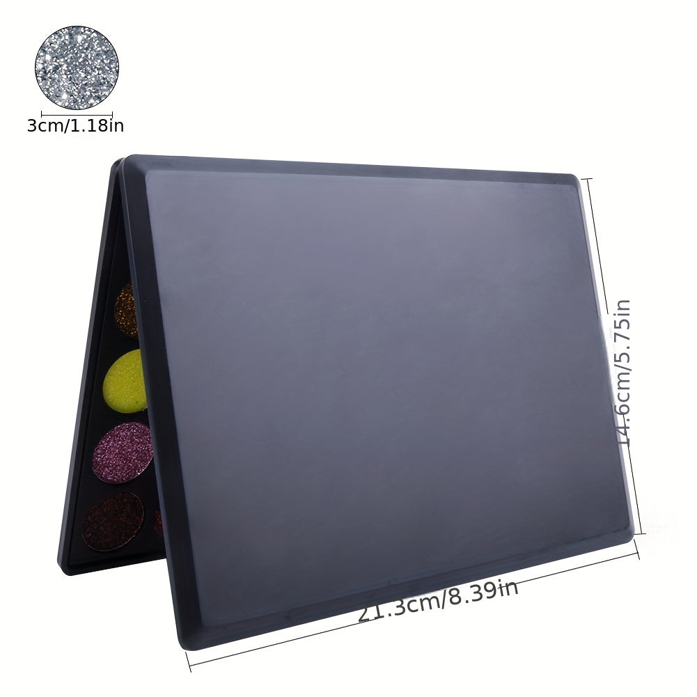 35 Eyeshadow Palette & 8 Makeup Brushes Set for Halloween, Easter, Cosplay