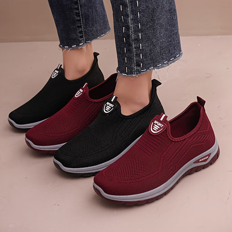 Breathable Mesh Running Shoes with Shock Absorption