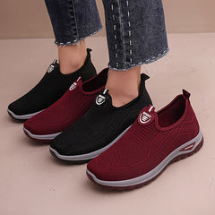 Breathable Mesh Running Shoes with Shock Absorption