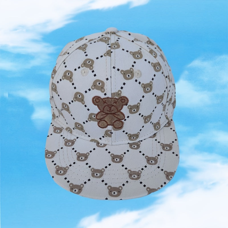 Embroidered Bear Hip Hop Baseball Cap Sun Hat 53