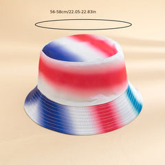 Tie Dye Bucket Hat Stylish Unisex Travel Beach Hats