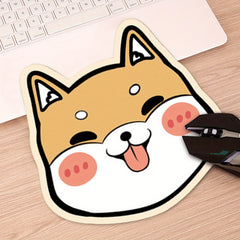 Cartoon Animal Shaped Leaf Non-slip Mouse Pad